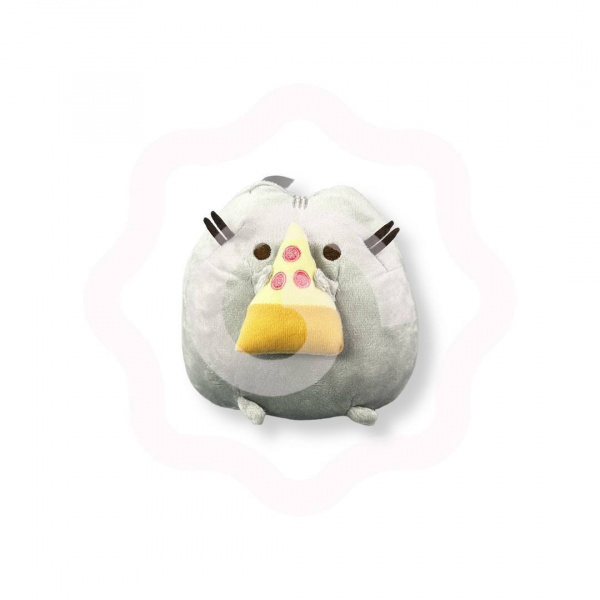 Мягкая игрушка «Пушин с пиццей» 15 см
