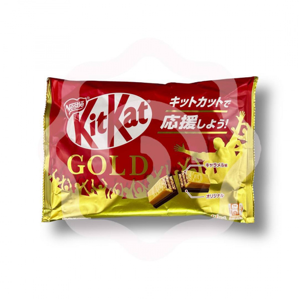 KitKat Gold Мини со вкусом карамели и шоколада 127,6 г (Япония) 1/12/24
