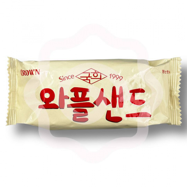 Вафельное печенье со сливочно-яблочной начинкой 40 г (Южная Корея)
