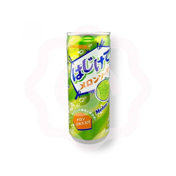 Напиток SANGARIA "Melon Soda" со вкусом дыни газированный 250 мл