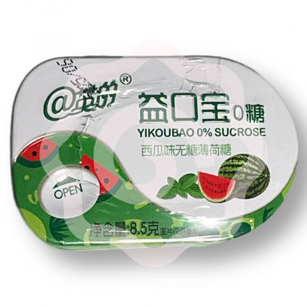 Драже «Yikoubao» освежающие без сахара со вкусом арбуза 8,5 г (Китай)