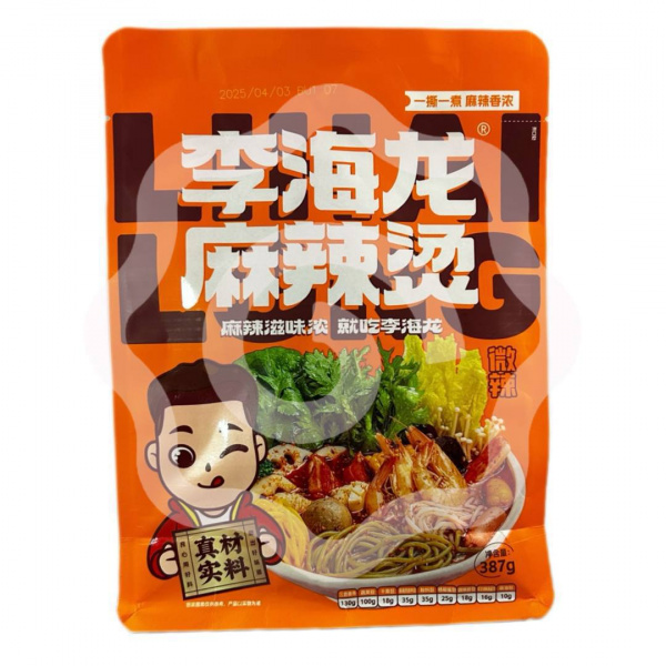 Лапша LIHAILONG "Malatang Dong Bei Light Spicy" пшенично-кукурузная  слегка острая  г 387 г