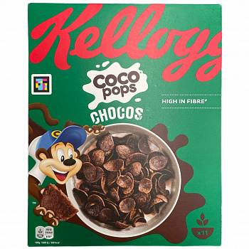 Сухой завтрак «Kelloggs» пшеничный с шоколадом 330 г (Ирландия)