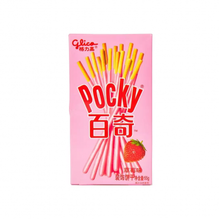 Палочки POCKY с клубникой 55 г