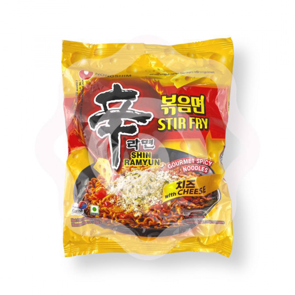 Шин Рамен «Nongshim» обжаренная с сыром 136 г (Южная Корея)